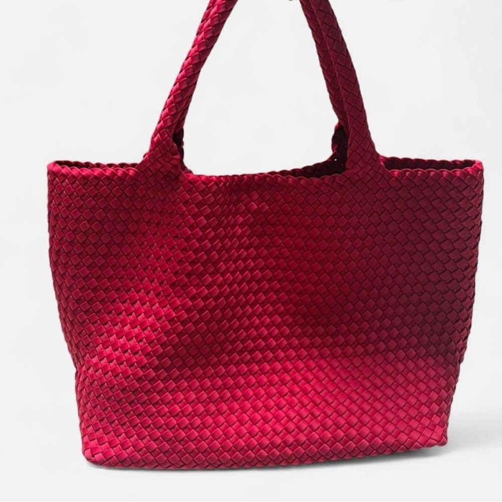 Woven Red Tote Bag Sol and Selene